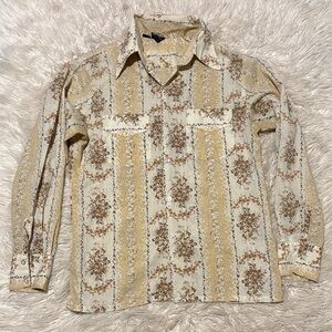 Vintage Floral Long Sleeve Shirt